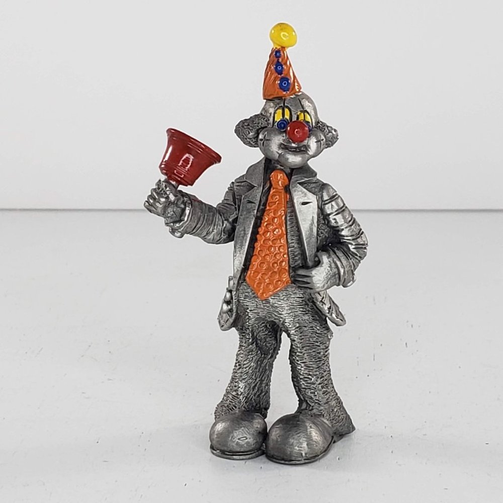 Mark Models English Pewter Clown Miniature Figurine